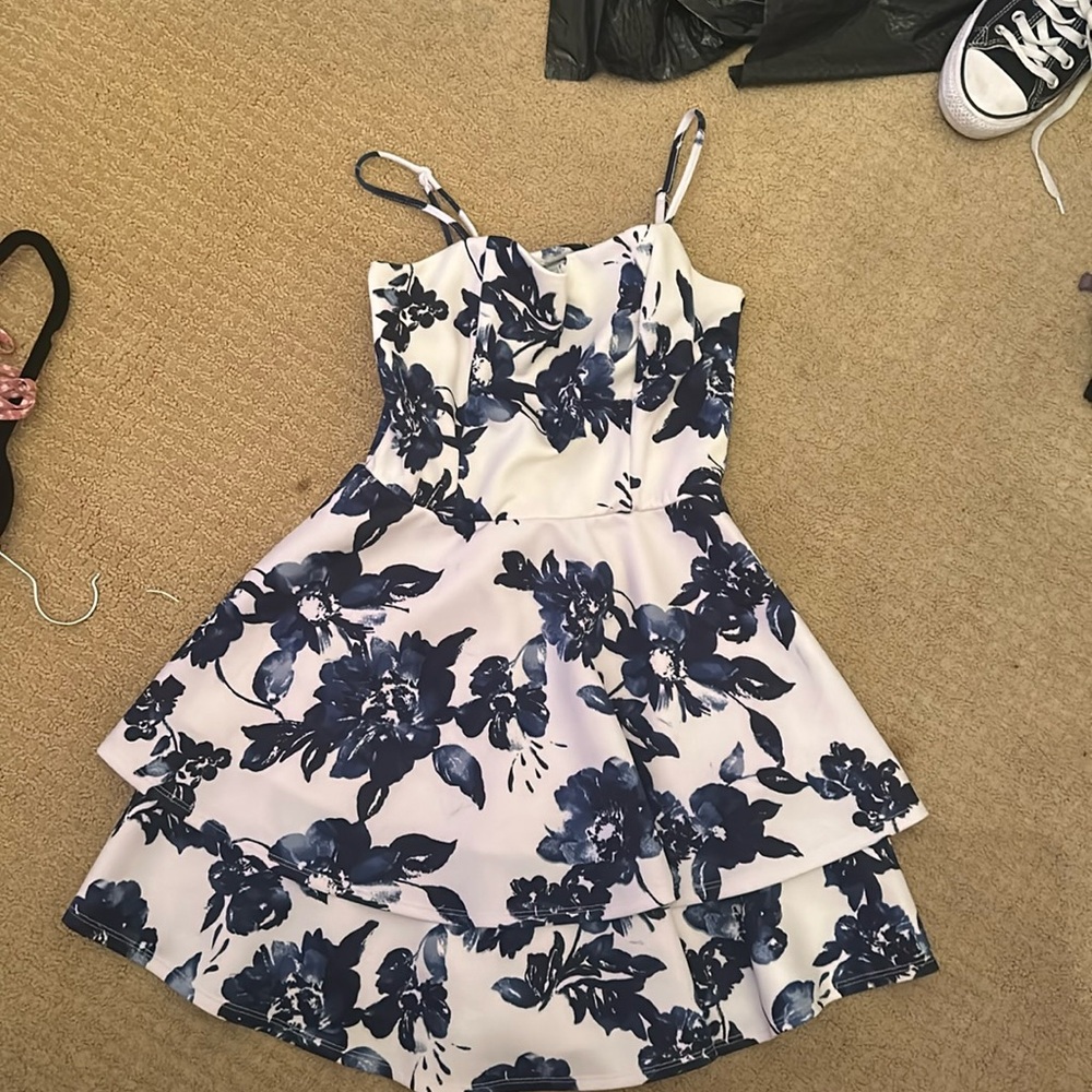 Floral mini dress